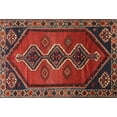 thumbnail image 1 of Ahgly Company Indoor Rectangle Traditional Brown Persian Area Rugs, Swatch Sample, 1 of 6