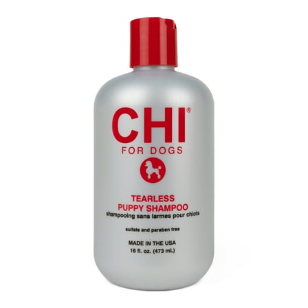 CHI for Dogs Tearless Puppy Shampoo for Dogs, Gently Cleanses Delicate Fur & Skin, 16 oz