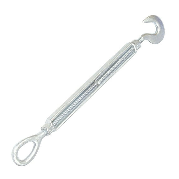 Surtek Forged Steel turnbuckle screw hook to eye 3/8" x 6"