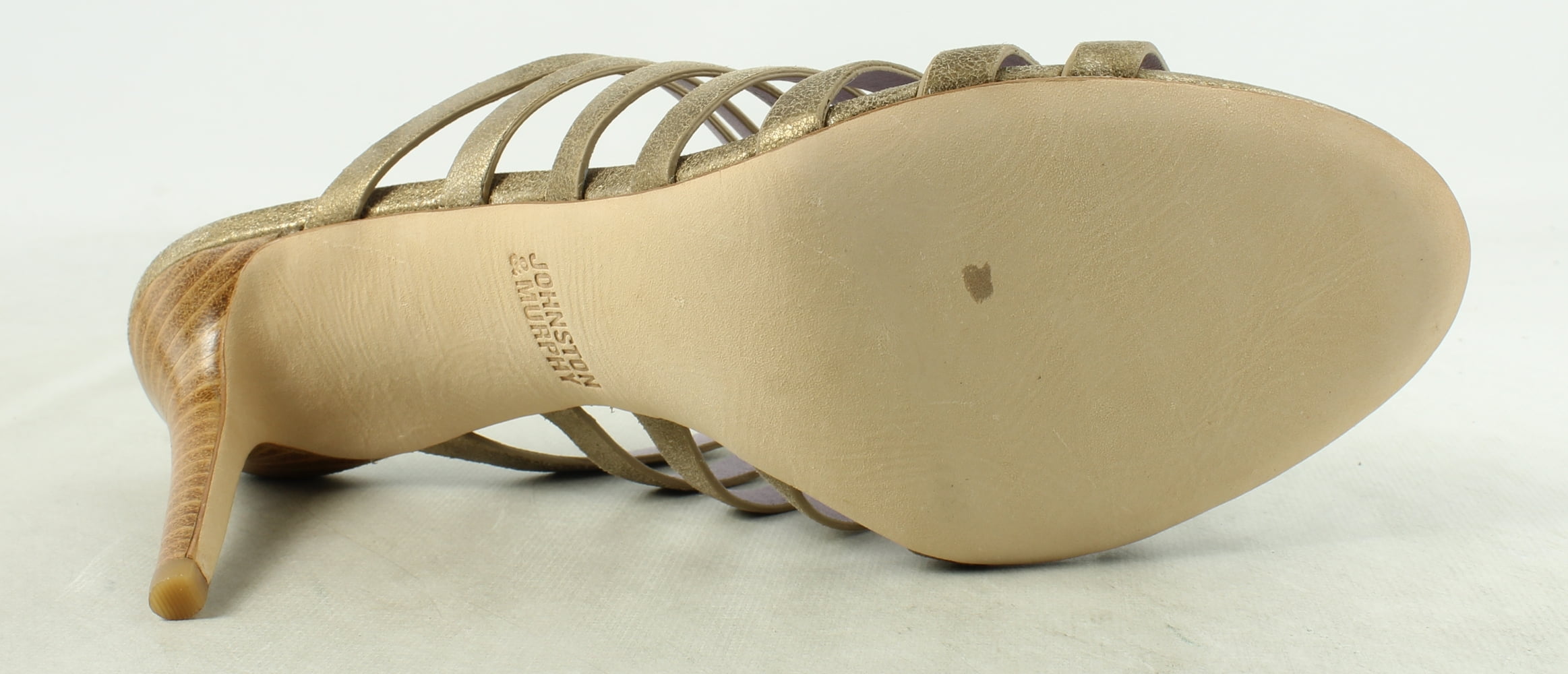 New Johnston & Murphy Womens Sally GoldMetallic Heels Size 8.5 New Johnston & Murphy Womens Sally GoldMetallic Heels Size 8.5