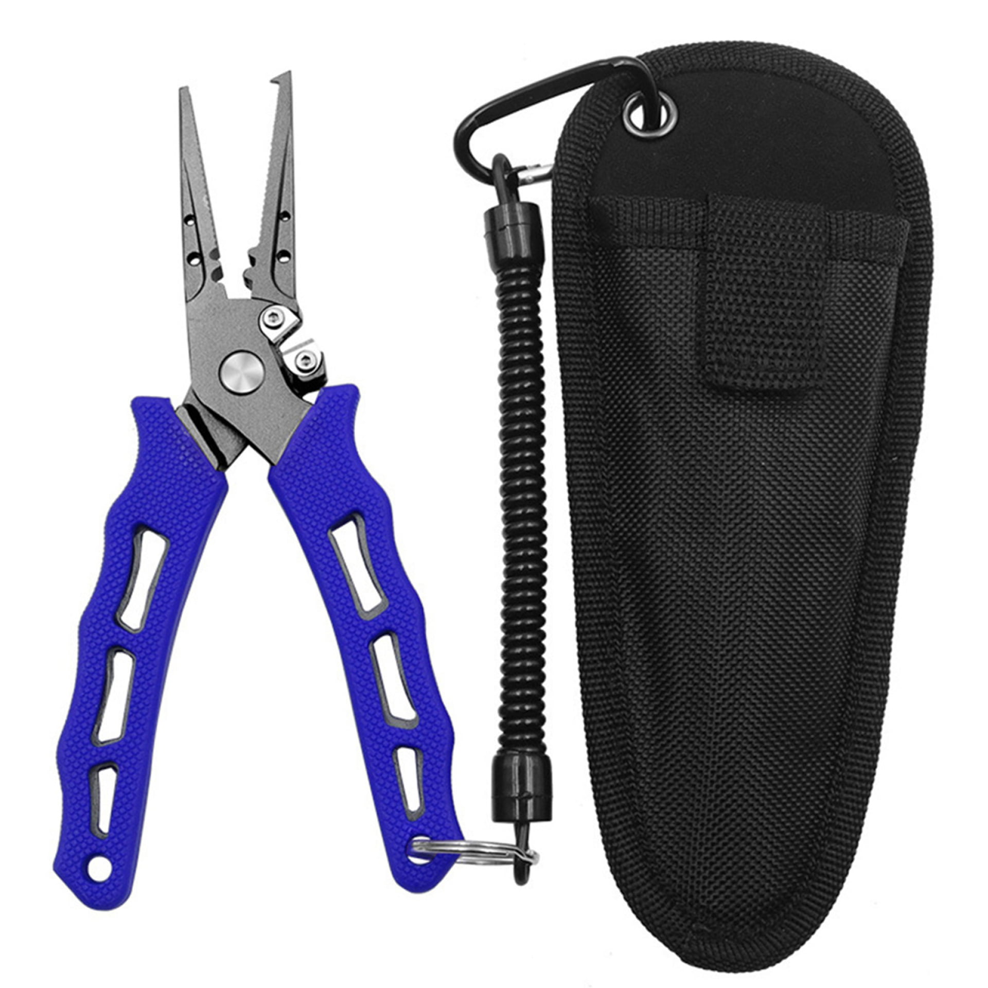 Ssxinyu Long Nose Fishing Pliers with Lanyard and Sheath Non-Slip
