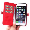 thumbnail image 2 of Nalacover For iPhone 7 Plus/8 Plus Wallet case 【RFID Blocking】【Slide Pocket Slot】,Credit Card Holder Flip Folio Book PU Leather Protective Cover Women Men For iPhone 7 Plus/8 Plus, red, 2 of 14