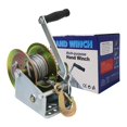 thumbnail image 1 of Hot Sales 1200lbs Hand Operated Cable Manual Winch Cable Pulling Hand Winch With Wire Rope Hand Towing Winch, 1 of 6