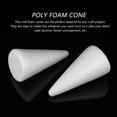 thumbnail image 3 of Amosfun 12 Uds 15 cm blanco sólido cono de bricolaje niños accesorios de cono artesanal hechos a mano para el hogar artesanía Navidad HOMEMAXS HaoMX6593985, 3 of 6