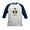 Navy/White, variant on CafePress - CANDY SKULL Hawiian Shirt Ghost Outline Baseball J - Kids Cotton Baseball Jersey, 3/4 Sleeve Shirt
