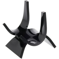 Plymor Black Acrylic Double-Scoop Display Easel, 1.75" H x 1.75" W x 1.75" D (24 Pack)