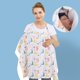 thumbnail image 1 of Breathable Baby Feeding Nursing Cover Mum Breastfeeding Poncho Cover Adjustable Double Layer Privacy Apron Outdoor Nursing ClothAnimal He Qiyong unisex, 1 of 1