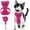 Rose Red, variant on DMISOCHR Cat Harness and Leash Set Escape Proof Cat Vest Harness for Outdoor