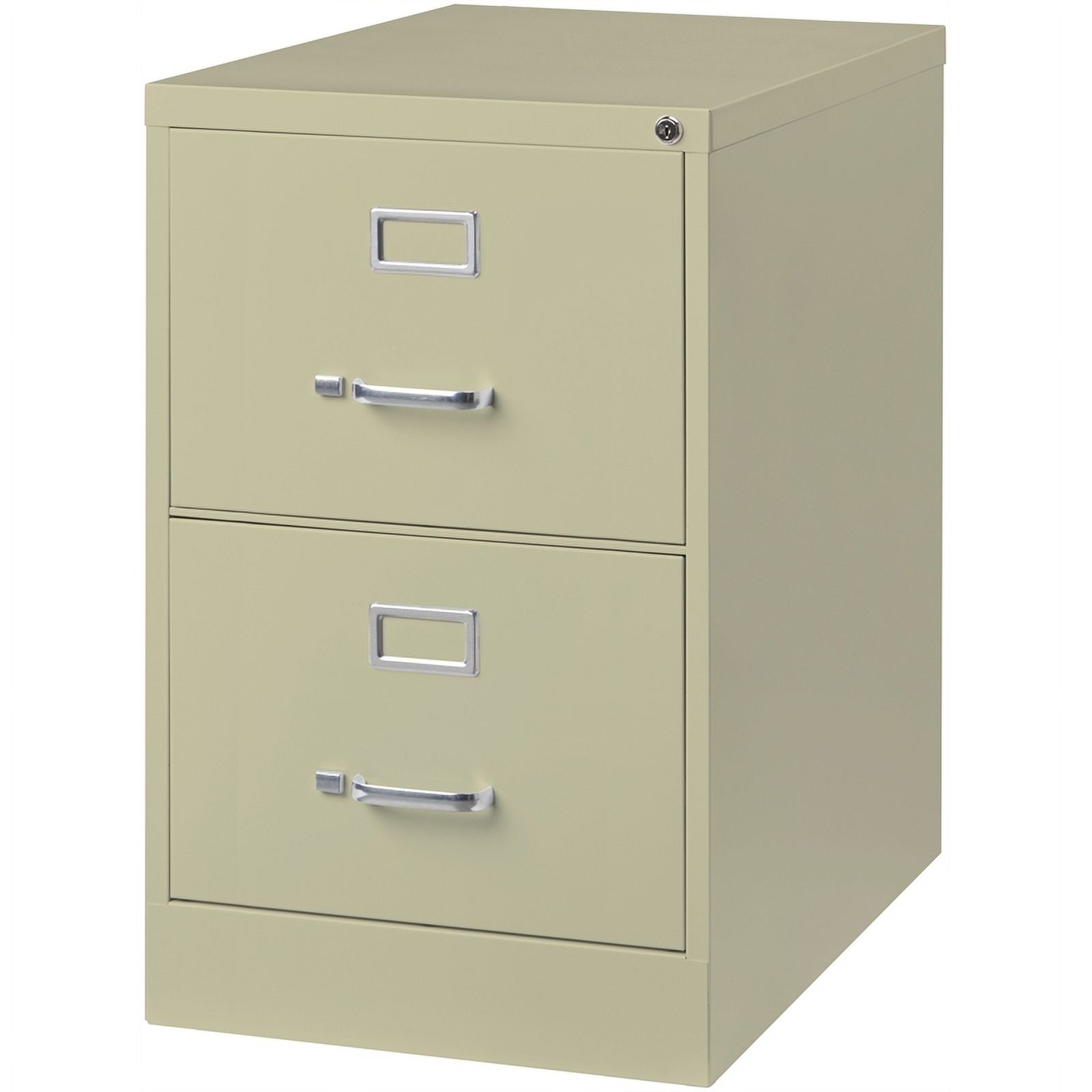 Scranton & Co 26.5" 2-Drawer Metal Legal Width Vertical File Cabinet in Beige - image 3 of 5