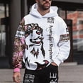 thumbnail image 4 of Sudadera con capucha para hombre, sudadera con estampado 3D de dragón, ropa para exteriores, jersey, moda diaria, otoño, manga larga de gran tamaño, 4 of 4