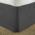 thumbnail image 2 of Pleated Bed Skirt Dust Ruffle Gray So Soft Collection - 14 Inch Drop, 2 of 6