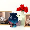 thumbnail image 6 of JAGASY Yacht Memorial Urn for Ashes Adult Male, Blue Small Urns for Ashes Keepsake, City Lights Decorative Urns for Husband, Sea Water Handcrafted Cremation Urn for Wife, (3 Inch), 6 of 7
