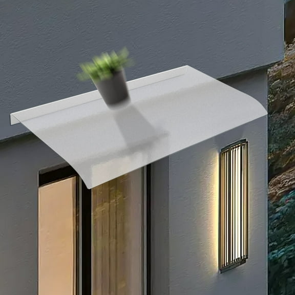 100*50cm Door Awning Exterior for Rain Snow Window Awning Front Rear Door Canopy Shelter