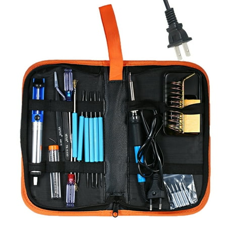 

Feiruifan Portable Odorless Lower Melting Point Welding Tools 110V/220V Thermostatic Electric Soldering Iron Tweezers Screwdrivers Repair Kit