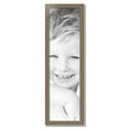 thumbnail image 2 of ArtToFrames 11" x 39" Aged White Gold Picture Frame, 11x39 inch Silver Wood Poster Frame (WOM-2036),  Pack, 2 of 7