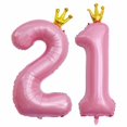 thumbnail image 2 of Balloons JinminTrade 40" Pink Number 12 Birthday Decor, 2 of 6