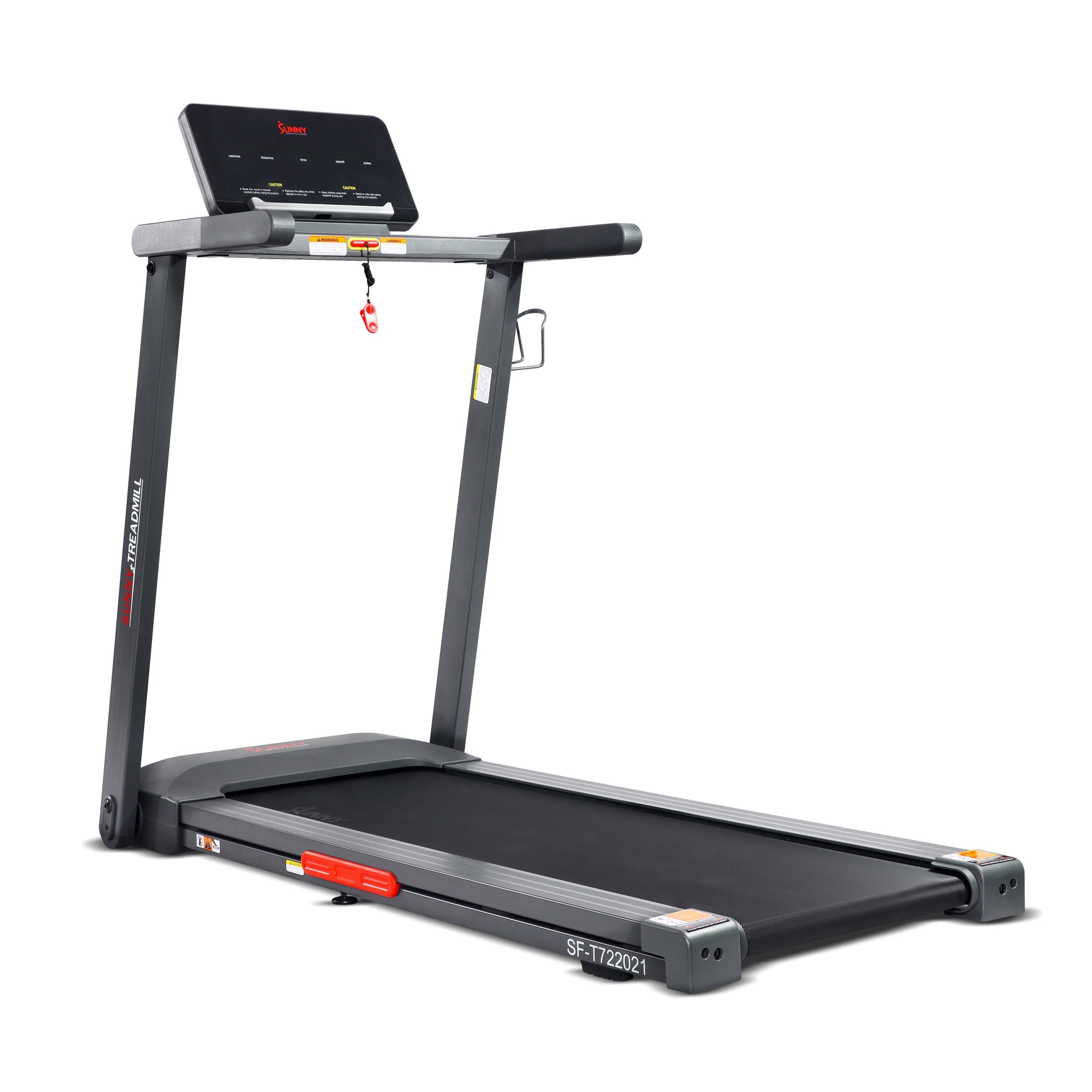 Sunny Health & Fitness Interactive Slim Treadmill with Bluetooth SF