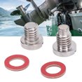 thumbnail image 1 of Kit De Tornillos Con Tapón De Drenaje De Unidad Inferior Recta De Acero Inoxidable 90340-08002 Para Motor Fueraborda 5HP 6HP 8HP 9.9HP 15HP 90HP 115 A 300HP, 1 of 7