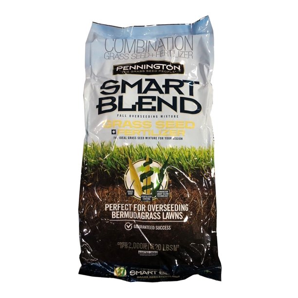 Pennington Smart Blend Grass Seed Fertilizer, Covers Up To 2,000 sq ft