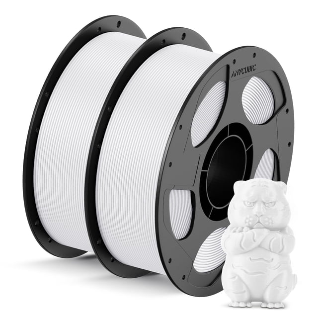 Filamento para impresora 3D ANYCUBIC PLA, 1,75 mm, 1 kg, blanco