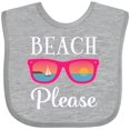thumbnail image 3 of Inktastic Beach Please Sunglasses Gift Girls Baby Bib, 3 of 4