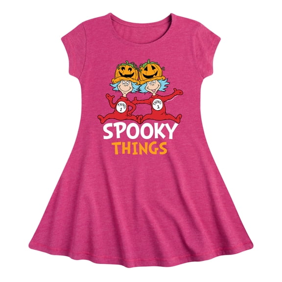 Dr. Seuss - Spooky Things - Toddler And Youth Girls Fit And Flare Dress