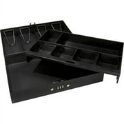Barska Cash Box with 6-Compartment Tray and 4-Bill Holder