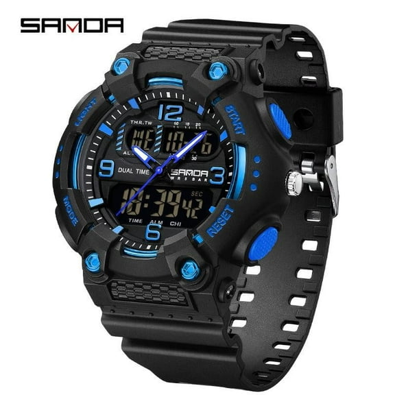 Explojoy Teen Digital Sport Watch – Waterproof, Dual Display, Alarm, Stopwatch, Trendy Multifunction Design