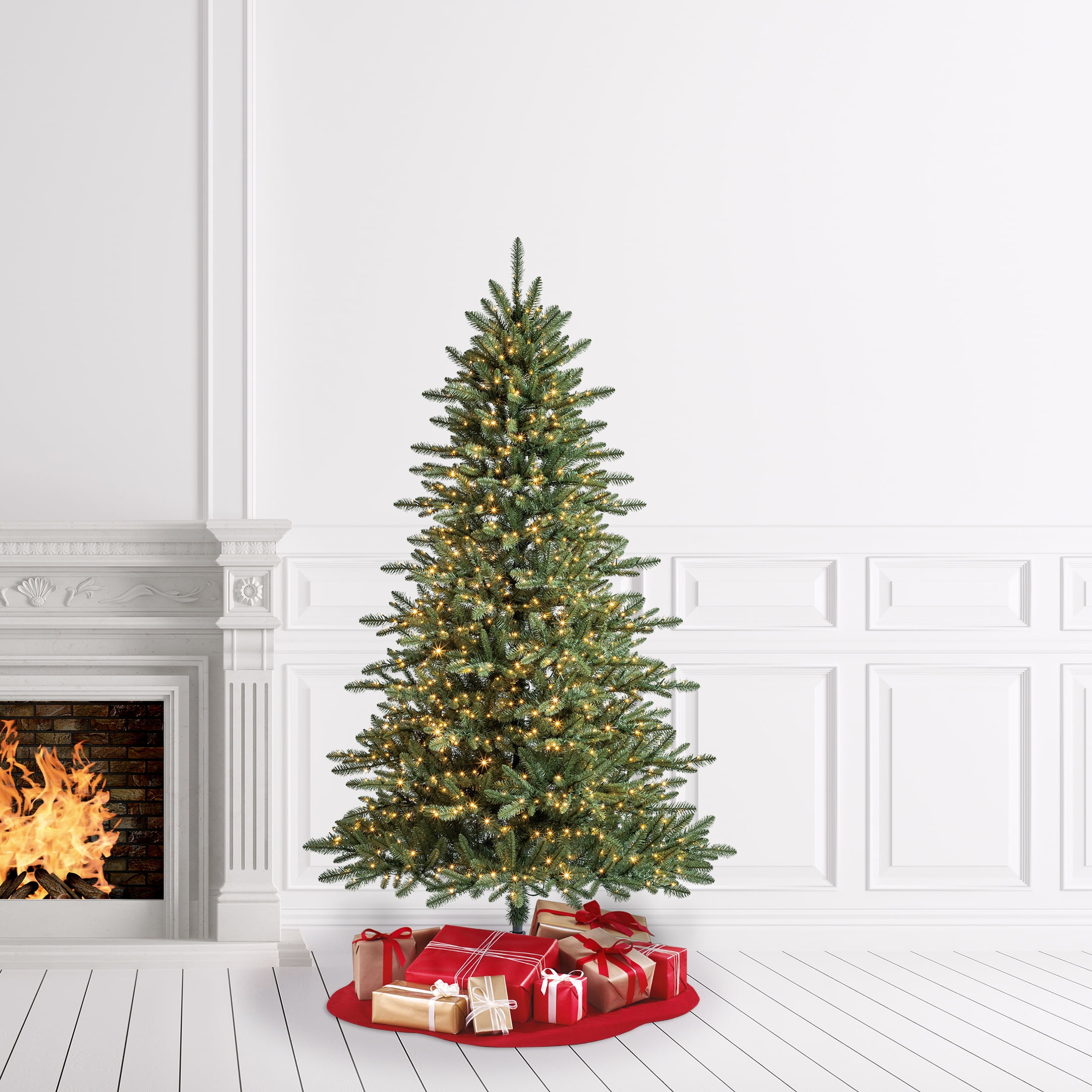 GOLD✧Xmasツリーのオルゴナイト♥やまさま♥専用です 7.5 ft. Pre-Lit Christmas True Gold Metallic Tree with LED