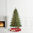 thumbnail image 4 of Open Box 7.5' Pre-Lit Milford Pine Green Artificial Christmas Tree with LumaDazzle Color-Changing Twinkle LED Lights and Quick Set, by Holiday Time, 4 of 12
