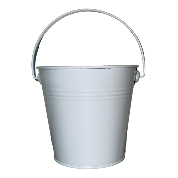 Colored Mini Metal Buckets 3Pack Colorful Tin Pails with Handles