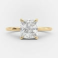thumbnail image 5 of SOLITAIRE JEWELS 2.5CT Cushion Hidden Halo Style Moissanite Engagement Ring IN 14K Yellow Gold, 5 of 5