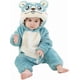 thumbnail image 1 of Disfraz unisex de animal para bebé, mono de franela con capucha para invierno y otoño, para cosplay, 1 of 5