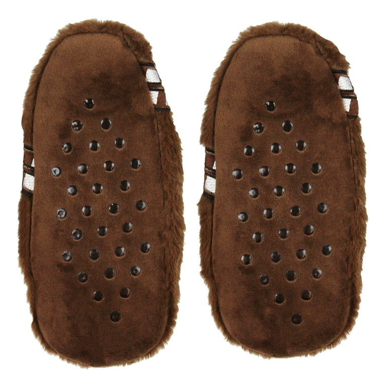 Star Wars Chewbacca Chewie Slippers Character Slipper Socks with No Slip Sole For Women Men Walmart