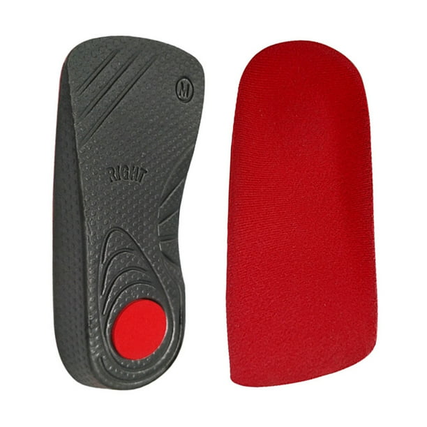 EeaseMX Plantillas ortopédicas para corrección de piernas con forma XO, talla M (rojas)