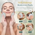 thumbnail image 6 of 30 Pcs Natural Fiber Round Makeup Remover Pads, Washable Reusable Face Pads Cloth Rounds, Facial Cleansing Pads Wipes for All Skin Types Travel (5 Color), 6 of 7