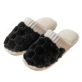 thumbnail image 3 of Rokment Women's Slippers Comfy Warm Memory Foam Fuzzy House Shoes Plush Non Slip Indoor Bedroom Winter Slip-On C Size 9, 3 of 5