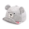 thumbnail image 1 of Bonita gorra de oso para bebé, gorro de algodón para primavera y verano, para niño y niña, GRIS, 40-, 1 of 5