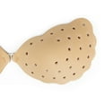 thumbnail image 6 of SAYFUT Women's Strapless Push Up Invisible Sticky Bra Silicone Reusable Self Adhesive Backless Bra for Dress Halter, Beige/ Black, 6 of 7
