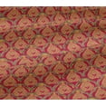 thumbnail image 5 of oneOone Viscose Jersey Fabric Damask & Floral Block Print Sewing Fabric BTY 60 Inch Wide, 5 of 5