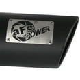 thumbnail image 4 of aFe Power Diesel Exhaust Tip Black- 4 in In x 5 out X 12 in Long Bolt On (Right), 4 of 5
