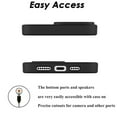 thumbnail image 2 of iPhone 16 Pro Max Case,Magnetic Phone Case with MagSafe for iPhone 16 Pro Max 6.9",Takfox [Frosted] Shockproof Case Matte Hard Plastic & Silicone Rubber Full Body Bumper Protection Cover,Black, 2 of 9