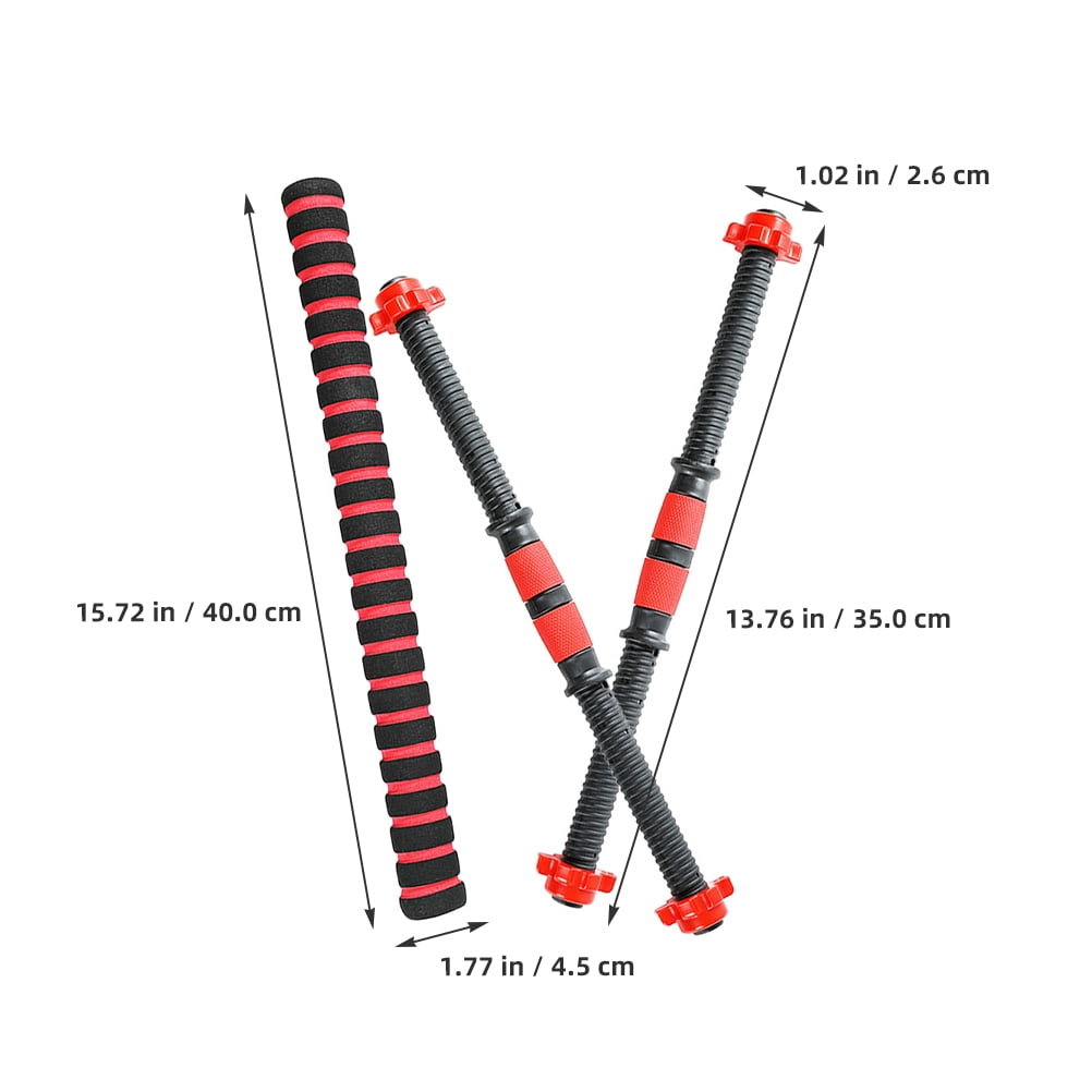 OFFIGAM 1 Set Dumbbell Grips Red Foam PVC For Barbell Conversion Gym Equipment