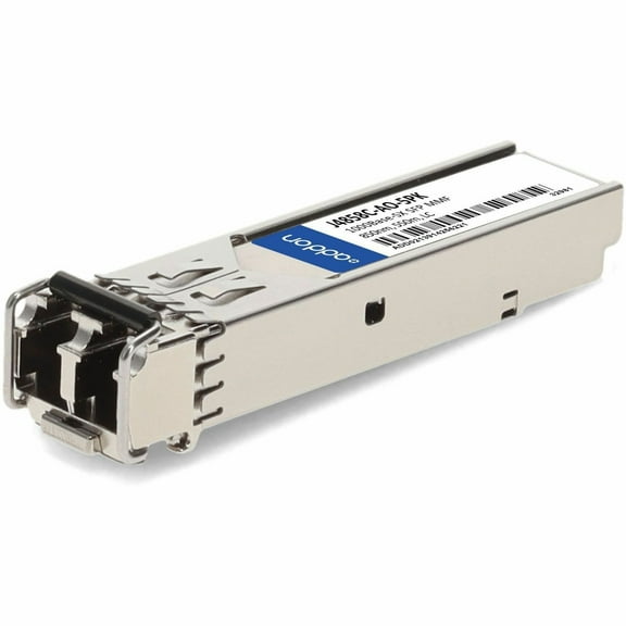 AddOn 5PK HP® J4858C Compatible TAA 1000Base-SX SFP Transceiver (MMF, 850nm, 550m, LC, DOM) - For Data Networking, Optical Network - 1 x LC 1000Base-SX Network - Optical Fiber - Multi-mode - Gi...