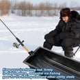 thumbnail image 5 of Moonsky Heavy-Duty Ice Fishing Sled Rod Holder – 1.5" Clamp-On Portable Fish Pole Rack for Ice Sleds & Utility Sleds – Adjustable, Hands-Free & Scratch-Free – Essential Ice Fishing Gear (Black), 5 of 5