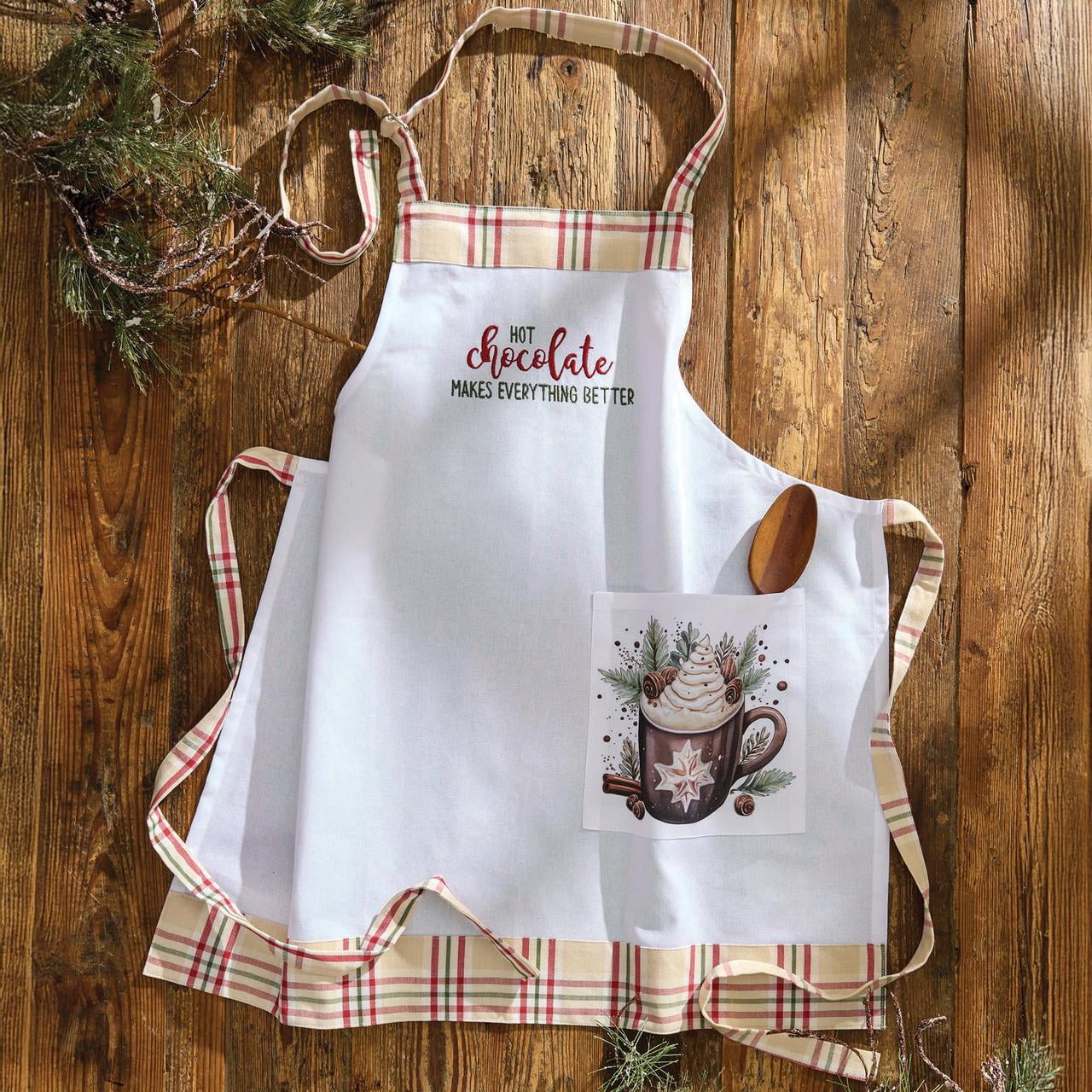 Park Designs Down Home Holiday Adult Beige Apron