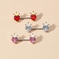 thumbnail image 1 of Paquete de 3 Anillos de Pezón Perfecl con Forma de Cristal Accesorios Premium Duraderos, 1 of 7