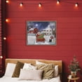 thumbnail image 2 of Stupell Industries Entering Christmas Tree Farm Brown Framed Floater Canvas Wall Art, design by Ruane Manning, 17 x 21, 2 of 9