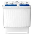 thumbnail image 1 of Costway Portable Mini Compact Twin Tub Washing Machine Washer Spin Dryer 20lb, 1 of 9