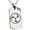 Silver, variant on Stainless Steel Ujiie Samurai Crest Engraved Dog Tag Pendant Necklace